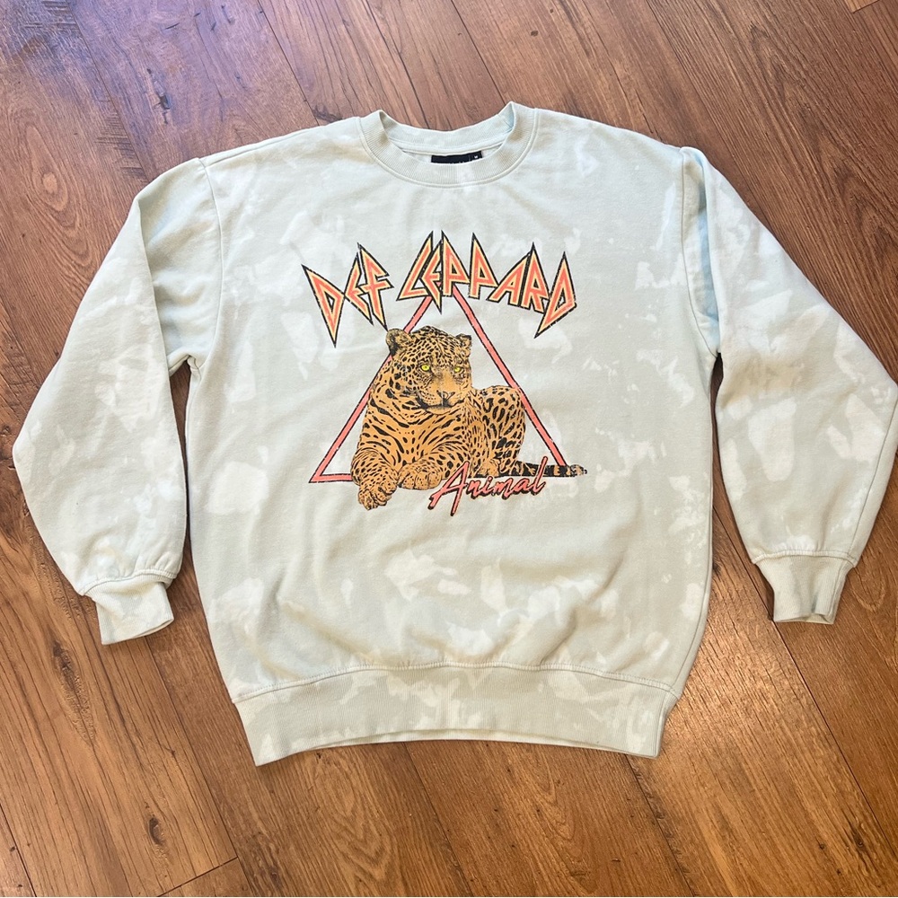 Def Leppard Pullover Tie-dye Sweatshirt